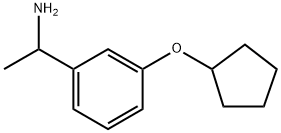 1-(3-CYCLOPENTYLOXYPHENYL)ETHYLAMINE 구조식 이미지