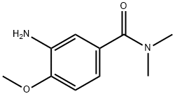 3-amino-4-methoxy-N,N-dimethylbenzamide(SALTDATA: FREE) Structure