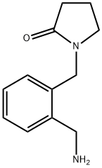 1-[2-(아미노메틸)벤질]-2-피롤리디논(염분데이터:무료) 구조식 이미지