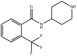 N-(Piperidin-4-Yl)-2-(Trifluoromethyl)Benzamide Hydrochloride(WXC03187) 구조식 이미지