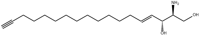 Sphingosine (d18:1) Alkyne 구조식 이미지