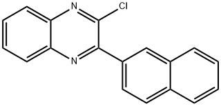 Quinoxaline, 2-chloro-3-(2-naphthalenyl)- 구조식 이미지