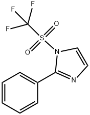 2-Phenyl-1-((trifluoromethyl)sulfonyl)-1H-imidazole 구조식 이미지