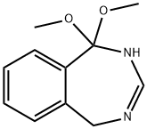1H-2,4-Benzodiazepine, 2,5-dihydro-1,1-dimethoxy- Structure