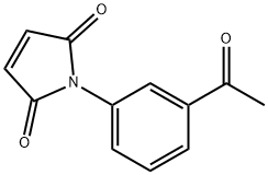 1-(3-acetylphenyl)-2,5-dihydro-1H-pyrrole-2,5-dione 구조식 이미지
