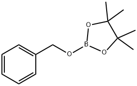 1,3,2-Dioxaborolane, 4,4,5,5-tetramethyl-2-(phenylmethoxy)- 구조식 이미지