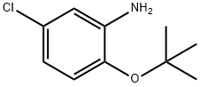 Benzenamine, 5-chloro-2-(1,1-dimethylethoxy)- Structure