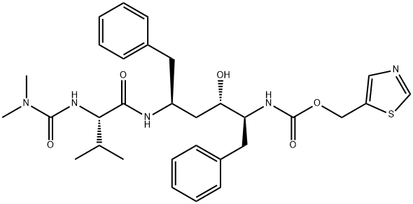 Des(isopropylthiazolyl)-N-Methyl Ritonavir Structure