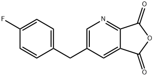 Furo[3,4-b]pyridine-5,7-dione, 3-[(4-fluorophenyl)methyl]- 구조식 이미지