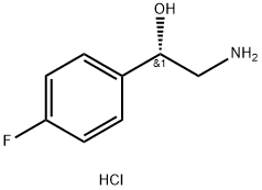 (S)-2-Amino-1-(4-fluorophenyl)ethanol hydrochloride 구조식 이미지