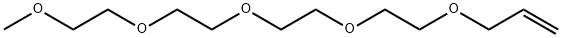 Allyloxy(tetraethylene oxide), Methyl ether, tech-90 Structure