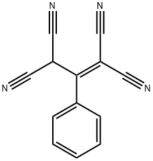 1-Propene-1,1,3,3-tetracarbonitrile, 2-phenyl- Structure