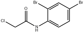 Acetamide, 2-chloro-N-(2,4-dibromophenyl)- 구조식 이미지