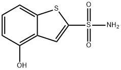 Benzo[b]thiophene-2-sulfonamide, 4-hydroxy- 구조식 이미지