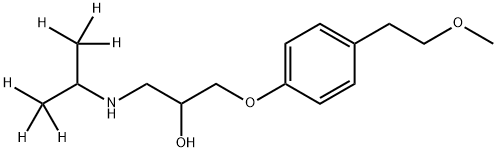 [2H6]-Metoprolol Structure