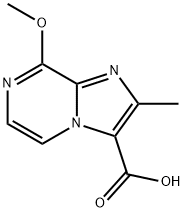 Imidazo[1,2-a]pyrazine-3-carboxylic acid, 8-methoxy-2-methyl- Structure