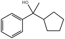 1-cyclopentyl-1-phenylethanol Structure