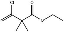 3-Butenoic acid, 3-chloro-2,2-dimethyl-, ethyl ester Structure