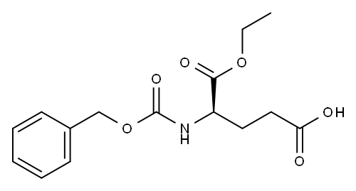 (4R)-4-{[(benzyloxy)carbonyl]amino}-5-ethoxy-5-oxopentanoic acid Structure