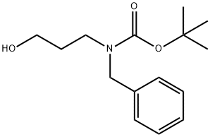 Carbamic acid, N-(3-hydroxypropyl)-N-(phenylmethyl)-, 1,1-dimethylethyl ester Structure