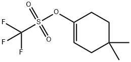 Methanesulfonic acid, 1,1,1-trifluoro-, 4,4-dimethyl-1-cyclohexen-1-yl ester Structure