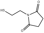 2,5-Pyrrolidinedione, 1-(2-mercaptoethyl)- Structure