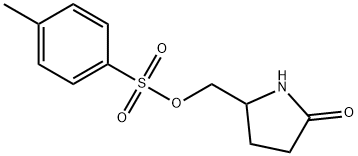 2-Pyrrolidinone, 5-[[[(4-methylphenyl)sulfonyl]oxy]methyl]- Structure