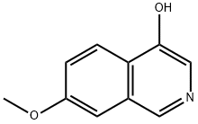 4-Isoquinolinol, 7-methoxy- 구조식 이미지