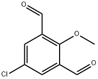 1,3-Benzenedicarboxaldehyde, 5-chloro-2-methoxy- 구조식 이미지