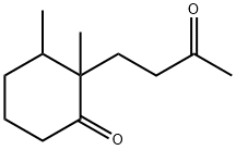 Cyclohexanone, 2,3-dimethyl-2-(3-oxobutyl)- Structure