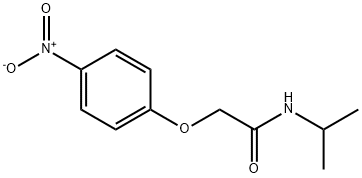 N-isopropyl-2-(4-nitrophenoxy)acetamide 구조식 이미지