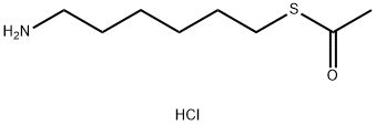 1-[(6-aminohexyl)sulfanyl]ethan-1-one hydrochloride 구조식 이미지