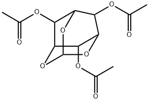 2,4,6-Tri-O-acetyl-1,3,5-O-methylidyne-myo-inositol 구조식 이미지