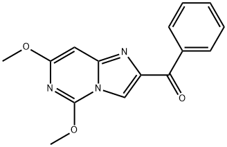 (5,7-dimethoxyimidazo<1,2-c>pyrimidin-2-yl)phenylmethanone 구조식 이미지