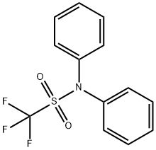 Methanesulfonamide, 1,1,1-trifluoro-N,N-diphenyl- Structure