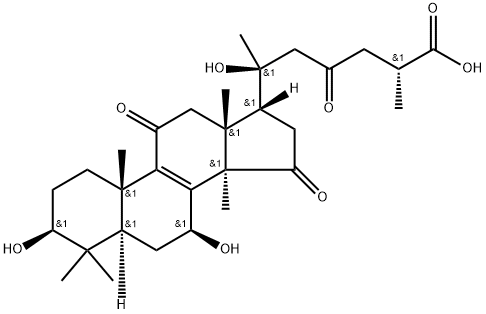 98665-20-4 (20ξ)-3β,7β,20-Trihydroxy-11,15,23-trioxo-5α-lanost-8-en-26-oic acid