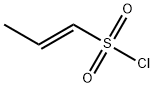 1-Propene-1-sulfonyl chloride, (1E)- Structure