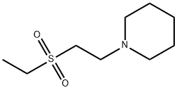 1-[2-(ethylsulfonyl)ethyl]piperidine Structure