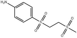 4-(2-methanesulfonylethanesulfonyl)aniline 구조식 이미지