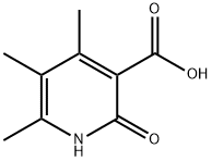 4,5,6-trimethyl-2-oxo-1,2-dihydro-3-pyridinecarboxylic acid(SALTDATA: FREE) Structure