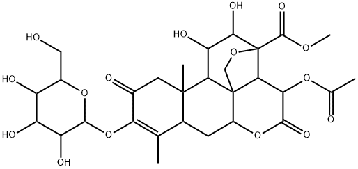 Yadanzioside I 구조식 이미지