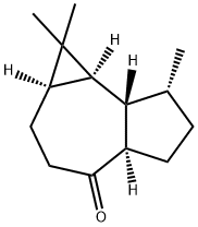 4H-Cycloprop[e]azulen-4-one, decahydro-1,1,7-trimethyl-, (1aR,4aR,7R,7aS,7bS)- Structure