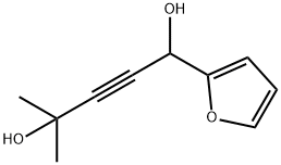 1-(2-furyl)-4-methylpent-2-yne-1,4-diol Structure