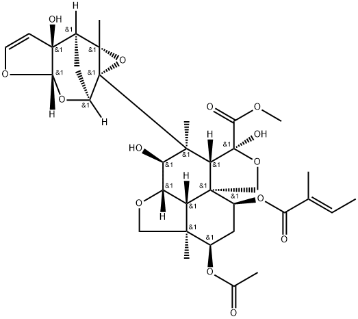 Azadirachtin D 구조식 이미지