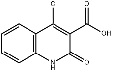 3-Quinolinecarboxylic acid, 4-chloro-1,2-dihydro-2-oxo- 구조식 이미지