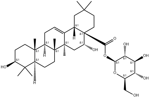 Echinocystic acid 28-O-β-D-glucoside 구조식 이미지