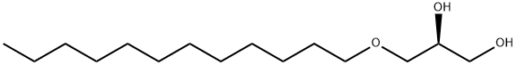 1,2-Propanediol, 3-(dodecyloxy)-, (2S)- Structure