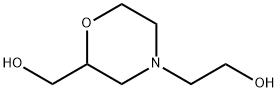 4-Morpholineethanol, 2-(hydroxymethyl)- Structure