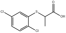 Propanoic acid, 2-[(2,5-dichlorophenyl)thio]- Structure
