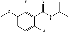 6-Chloro-2-fluoro-N-isopropyl-3-methoxybenzamide Structure